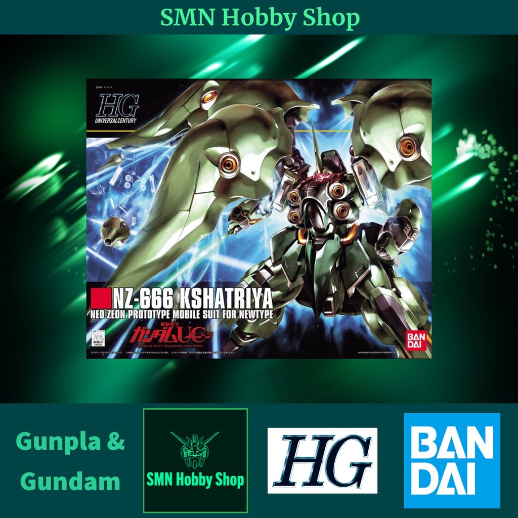 Gundam Gunpla HG 1/144 NZ-666 Kshatriya Bandai in