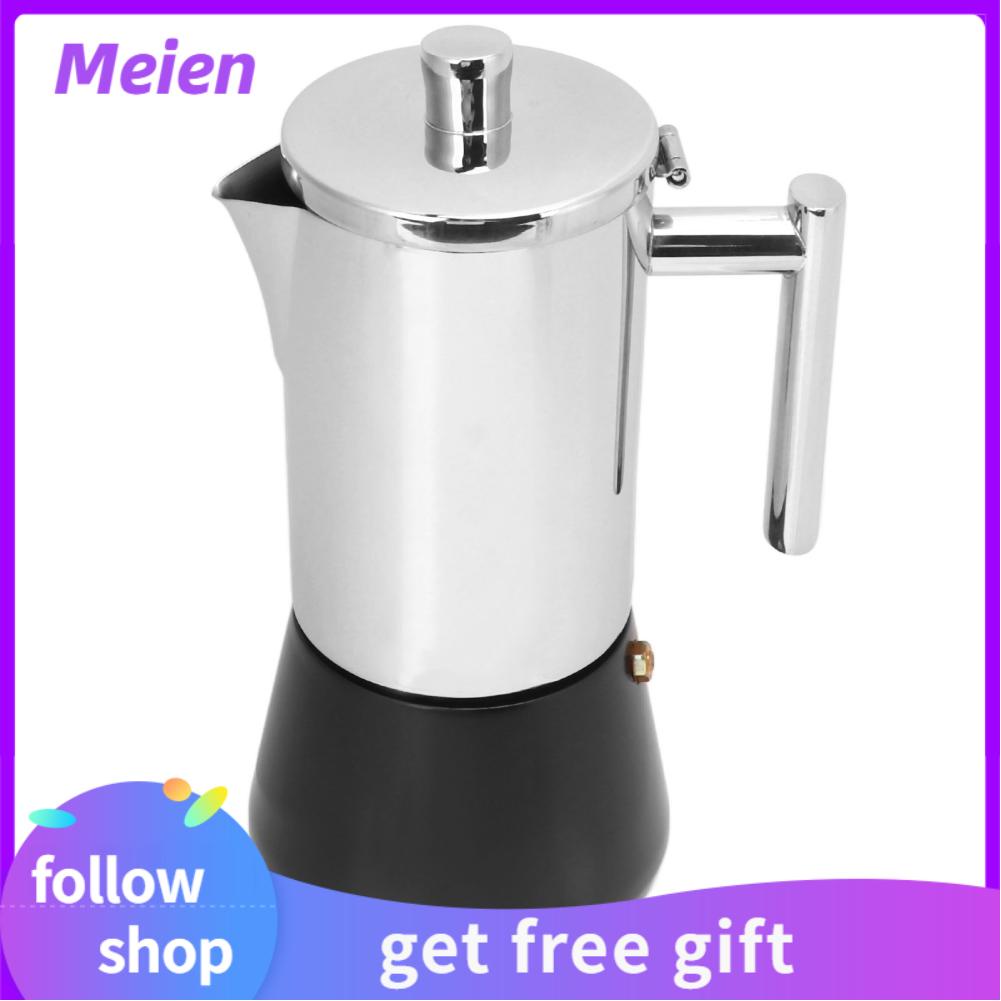 Meien Moka Pot Safe Valve Included Coffee Stovetop for Home Shopee