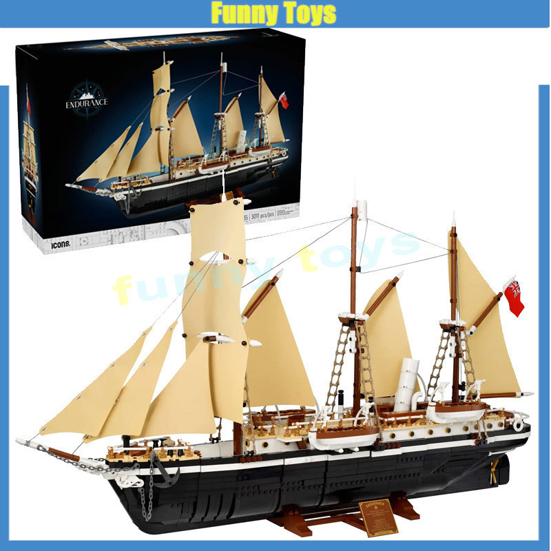 NEW Creator 3011pcs New Icons Fit 10335+LED The Endurance Ship Model ...