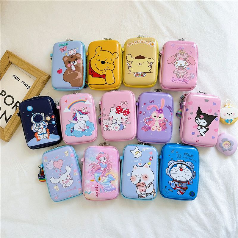 Cute Purin Melody Kuromi shoulder bag children's bag messenger backpack