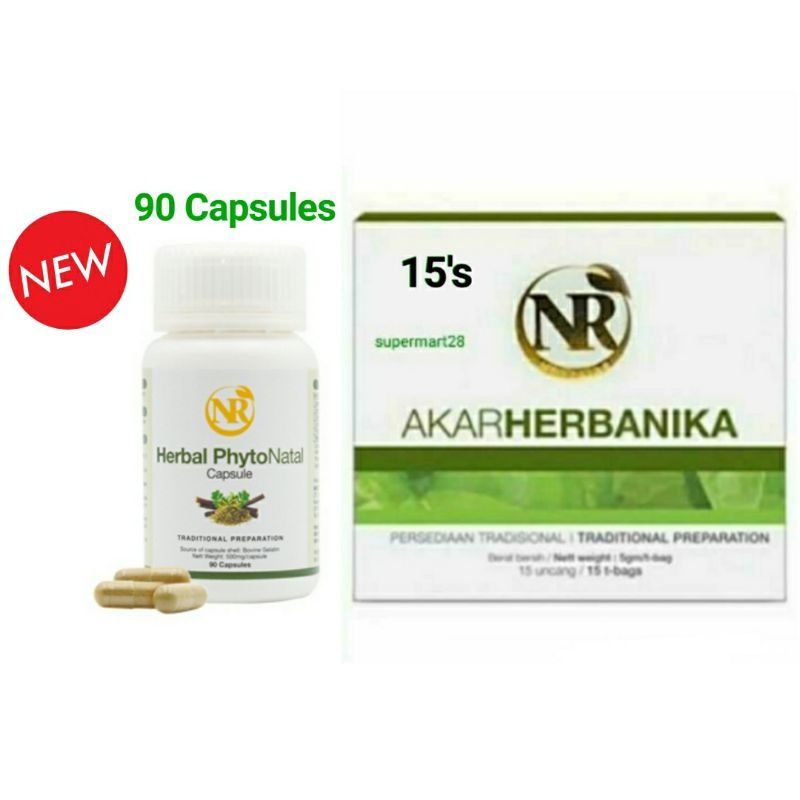 Nona Roguy Phytonatal 90 Capsules Akar Herbanika Nr 15 Sachets