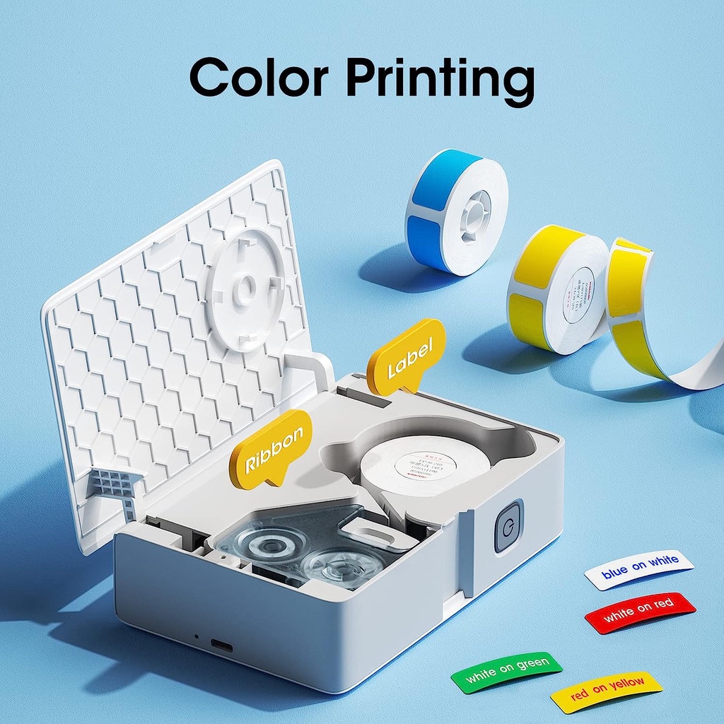 NIIMBOT N1 Ribbon for Thermal Transfer Label Printers – Color Resin ...