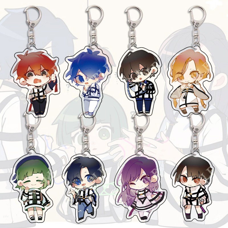 Milgram Anime Keychain Women ES Haruka Sakurai Yuno Kashiki Acrylic Key ...