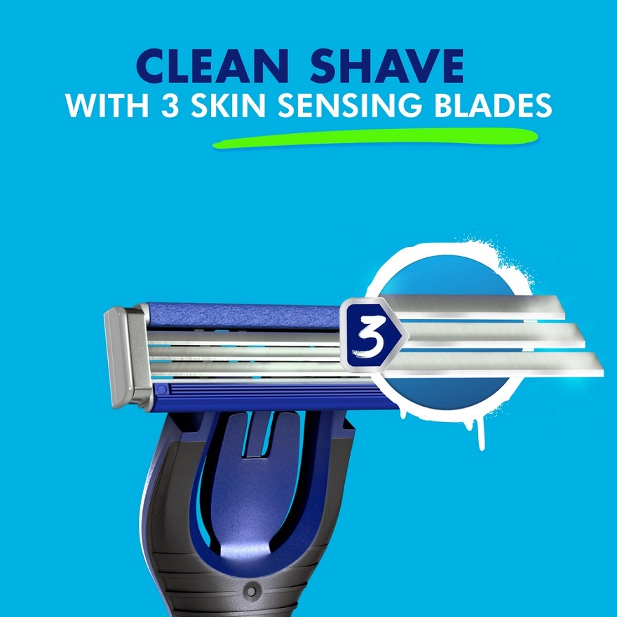 GILLETTE Flexi Vibe 1 Razor Handle + 4 Blade Refills | Shopee Malaysia