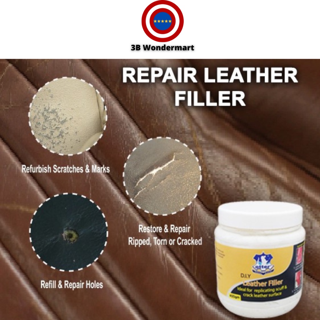 Leather Repair Filler/ Cracked Vinyl Repair Compound/35g/50g/ Damaged Leather  Filler and RestorerWorn Car Seat Filler 35g