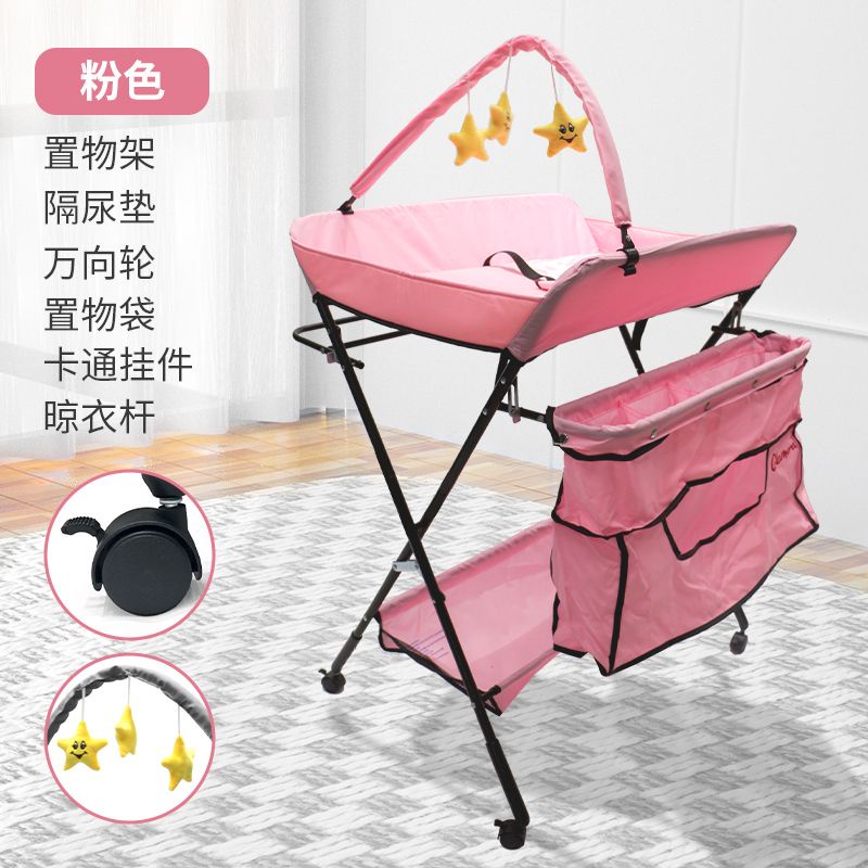 Diaper table for newborns Baby Crib Multifunctional TwoinOne Nursing