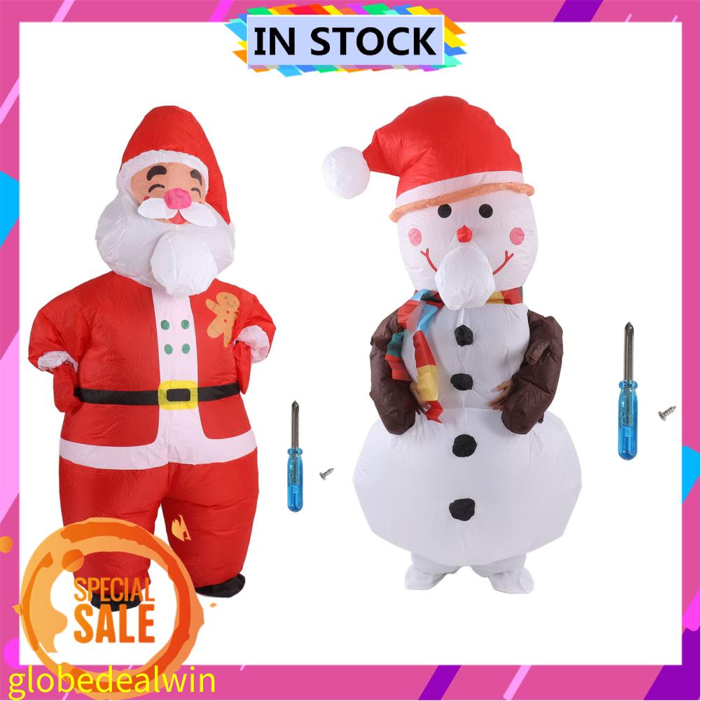 Globedealwin NEY Inflatable Christmas Costume Funny Blow Up Party Doll Suit Shopee Malaysia