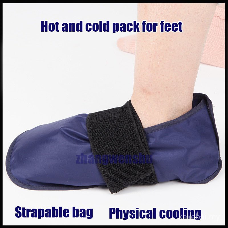 Foot cold therapy ice pack wrap for Achilles tendon injuries swelling allegation, cooling