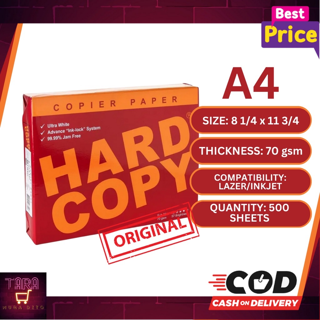 TMD Hard Copy Bond Paper (A4) 70gsm | Shopee Malaysia