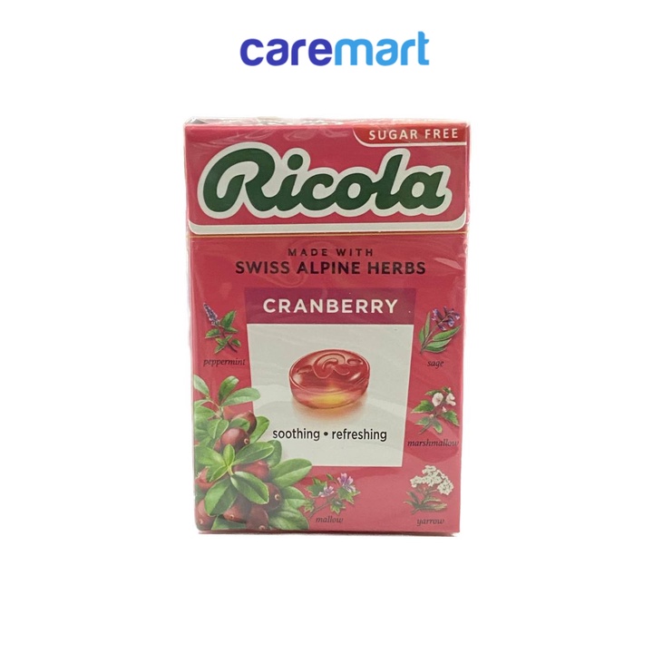 RICOLA SWISS ALPINE HERBS CANDY [CRANBERRY] 40G (EXP: 02/2024) | Shopee ...