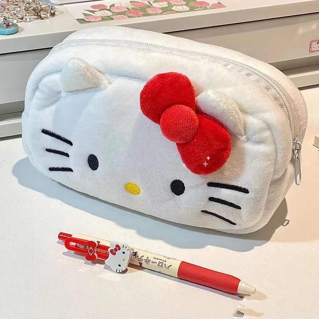 Plush Kawaii Pencil Bag Pencil Pouch Cute Pencil Cases for Girls