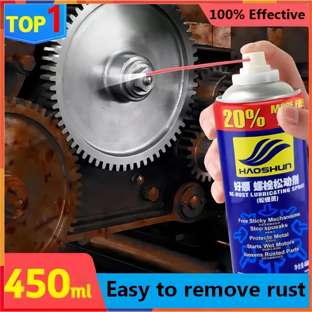 Haoshun®Rust Remover Spray Rust Remover For Metal Rust Converter Spray ...