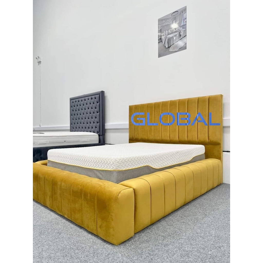 Direct Factory Velvet Bed Katil Mewah Baldu Single / Super Single