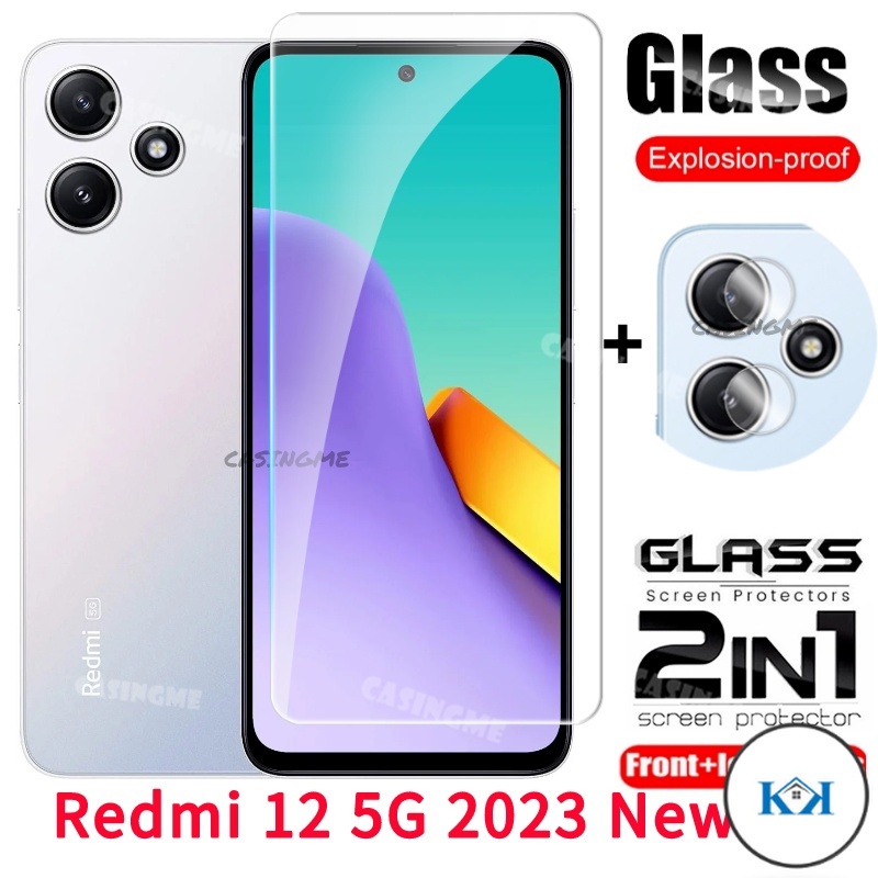 KK Redmi 12 5G 2023 Full Cover Tempered Glass Flim For Redmi 12 12Redmi ...