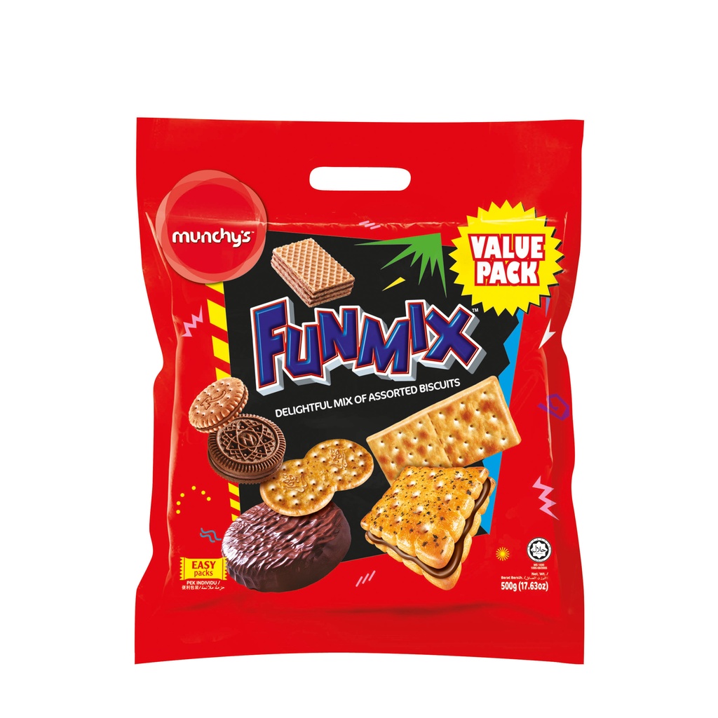 Munchy's Funmix Assorted Biscuit 500g | Shopee Malaysia