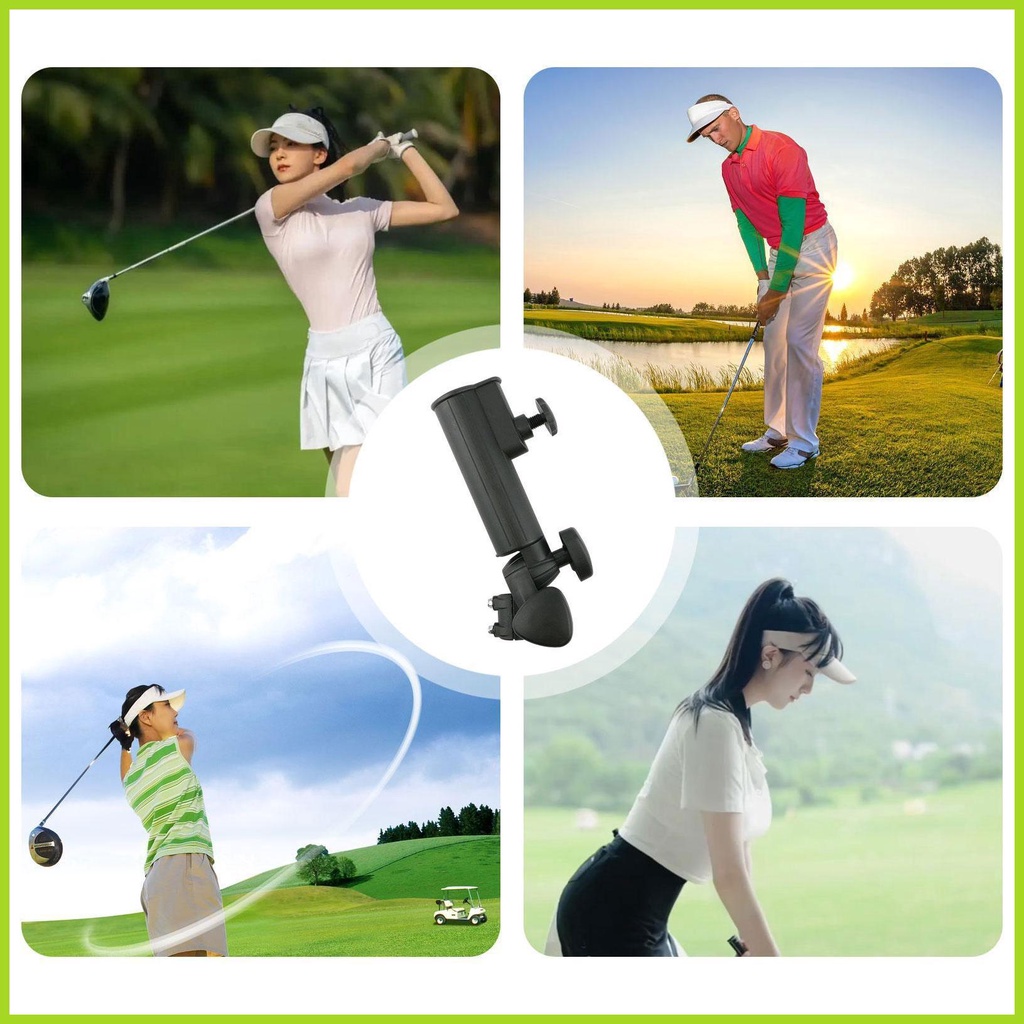 Golf Cart Umbrella Stand Attachment Golf Cart Stand Adjustable and Universal Fit Golf Trolley