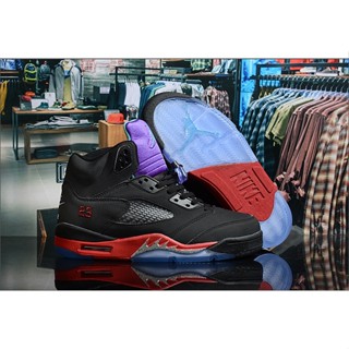 Nike Air Jordan Retro 5 V Top 3 What The Black Red Purple Grape Mens & Kids  Size