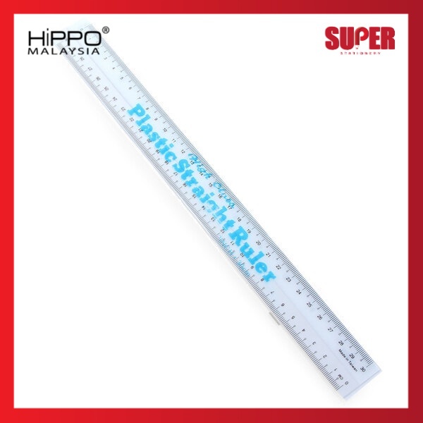[super stationery] Hippo Straight Ruler Soft plastic ruler 15cm & 30 cm