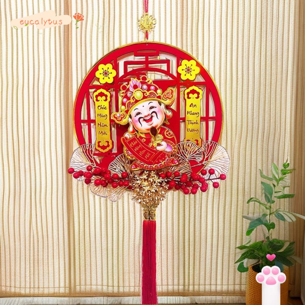 EUFASHION God of Wealth Pendant, Electric Joyful Spring Festival