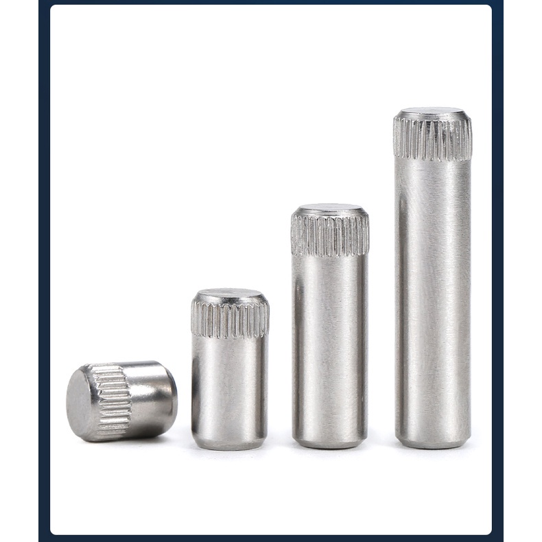 M4 M5 M6 M8 Sus304 Steel Knurled Cylindrical Pin Nail Shaft Pin Hinge