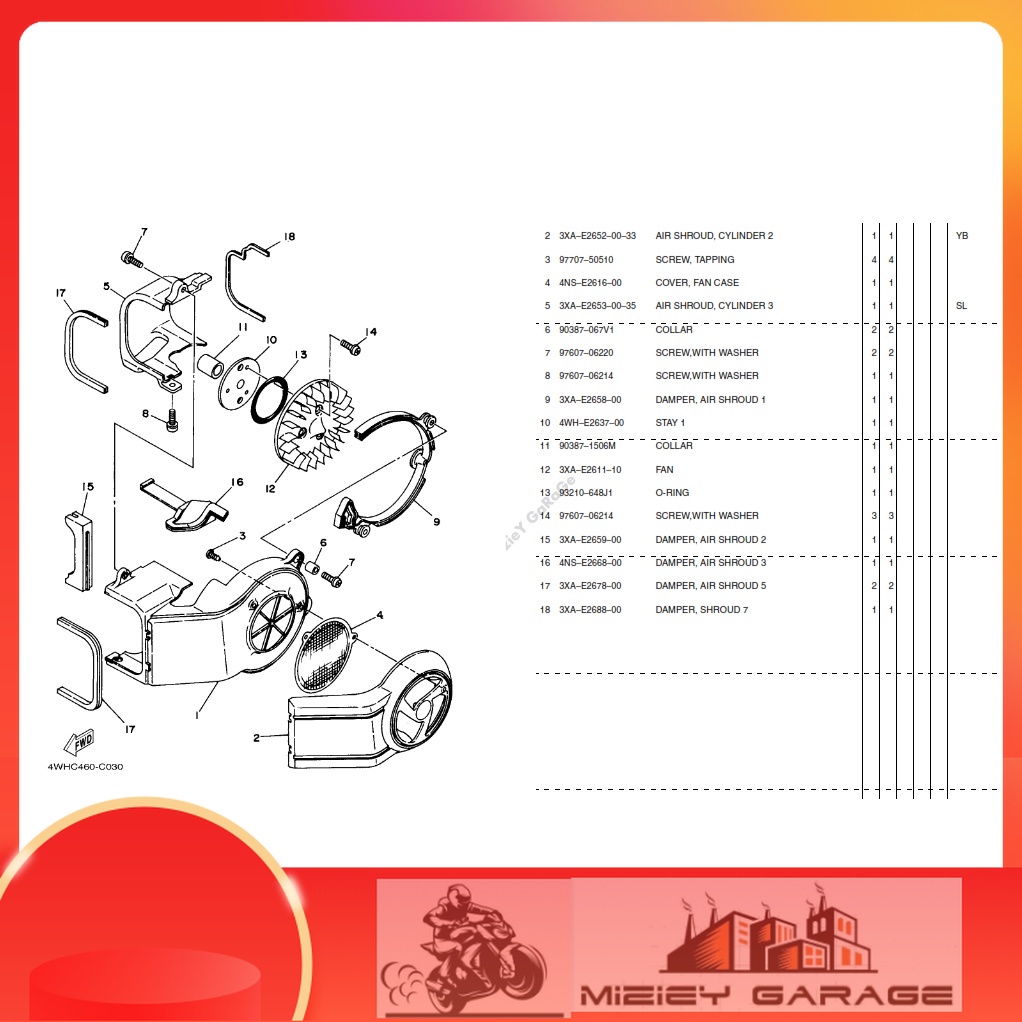 Buku Manual YAMAHA SS110 SS2 part secara Pdf Shopee Malaysia