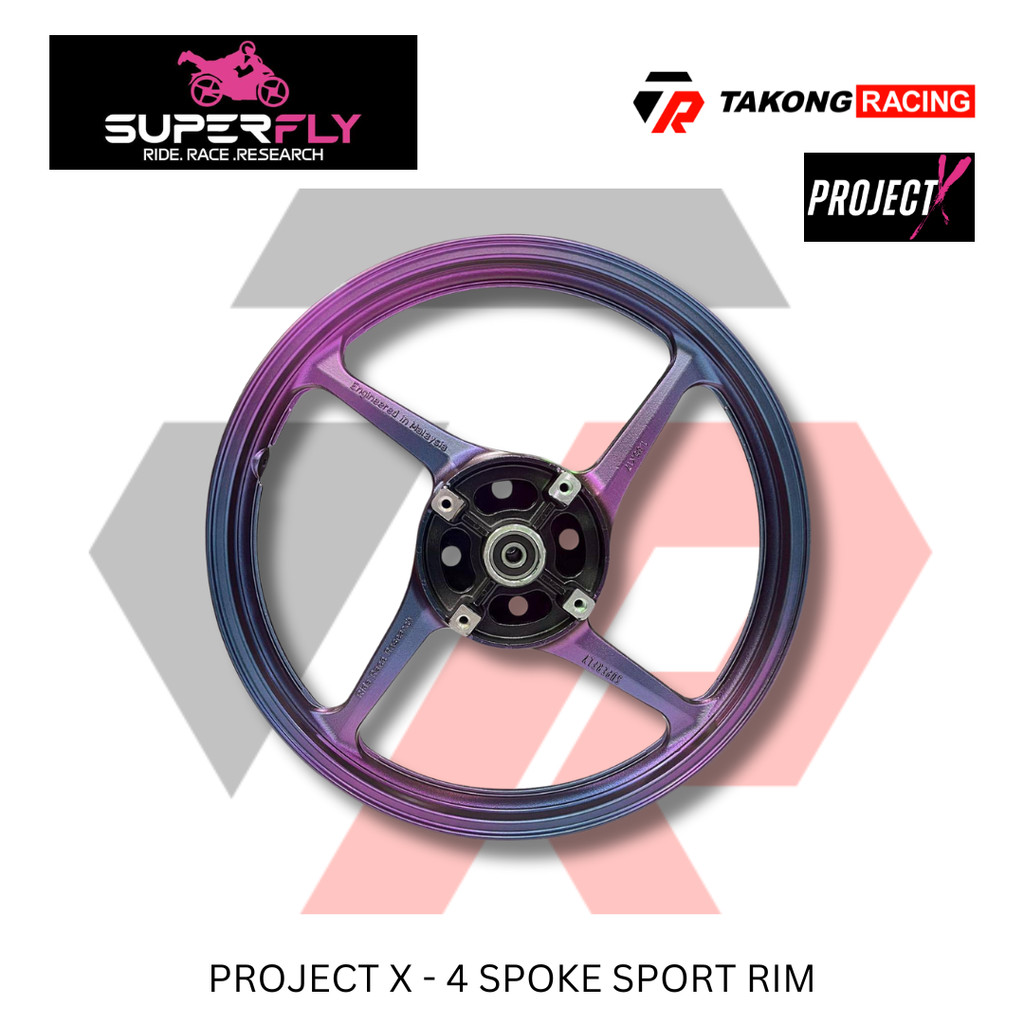 SUPERFLY Project X 4 Spoke Sport Rim - Y15ZR / Y16ZR (Non-ABS) | Shopee ...