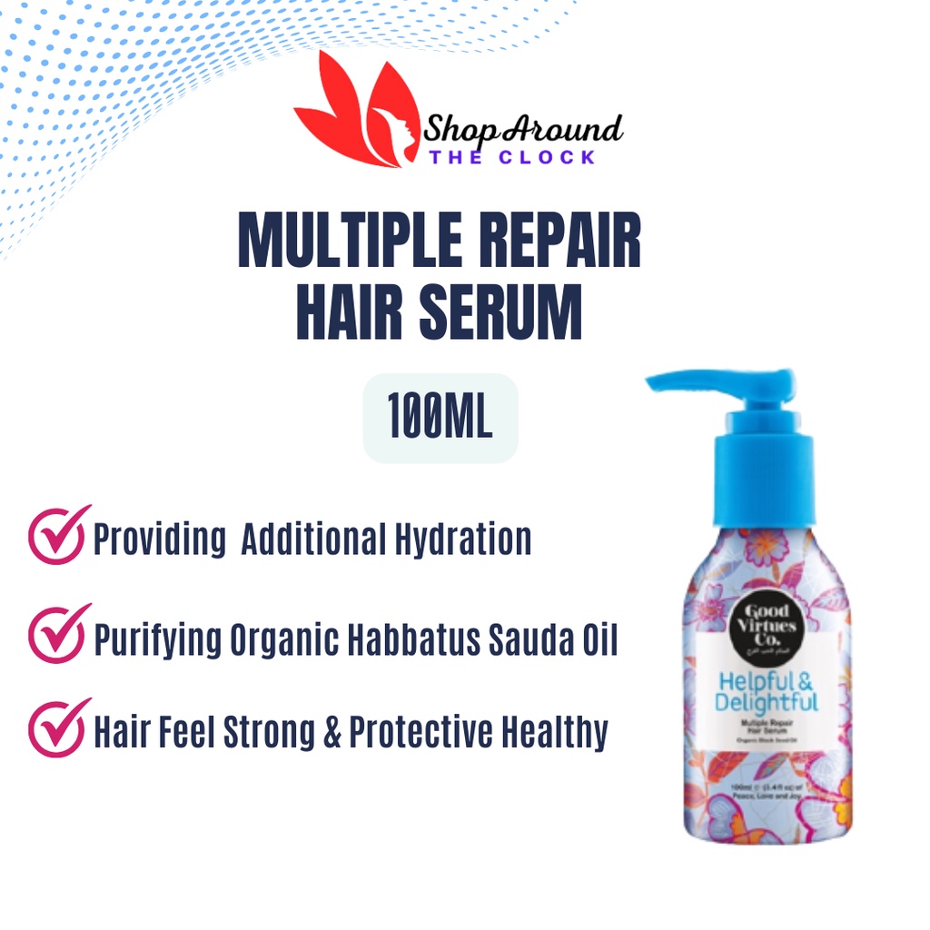 Good Virtue Co Multiple Repair Hair Serum (100ml) Shopee Malaysia