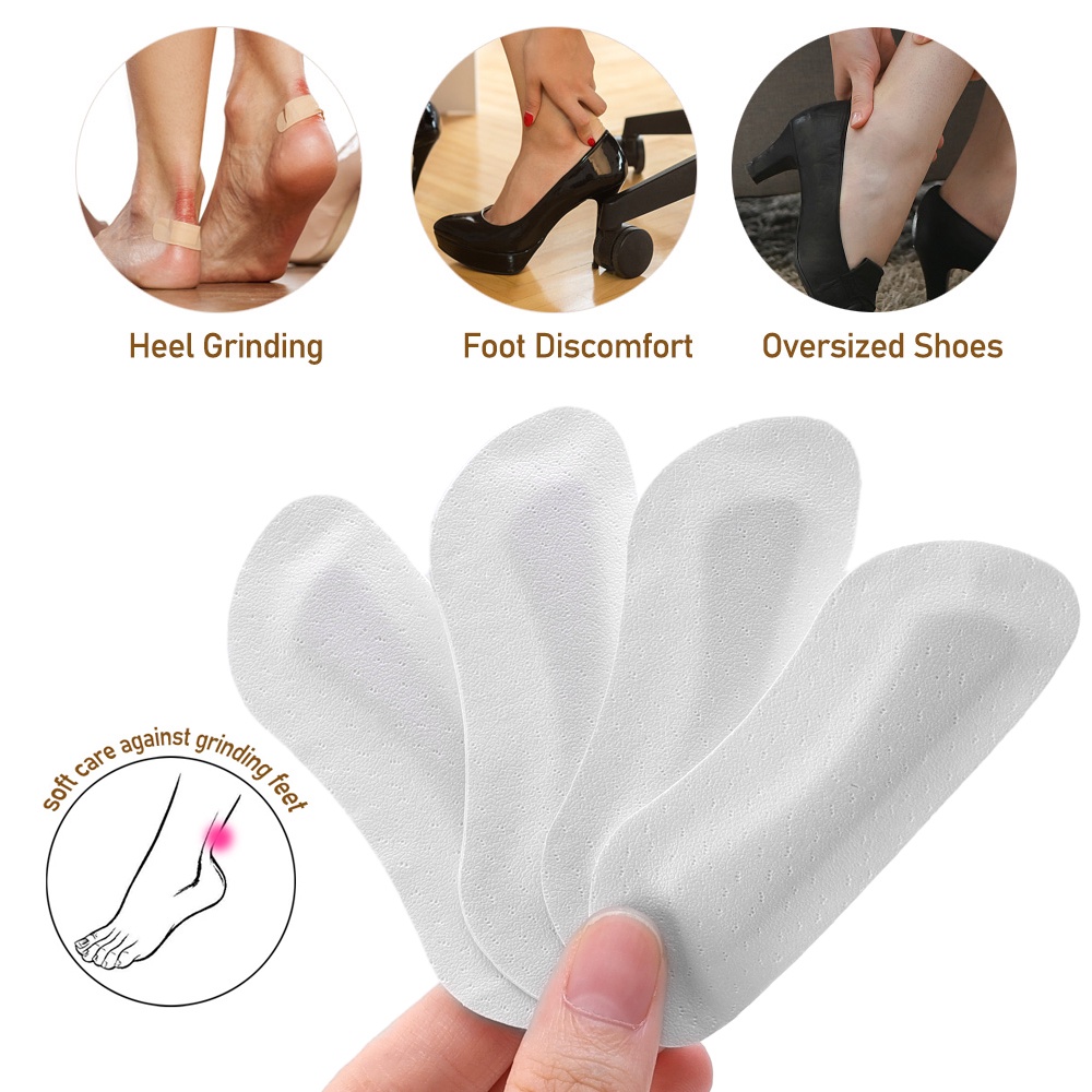 1 Pair Heel Protector Insoles Pain Relief Anti-wear Simulation PU Heel ...