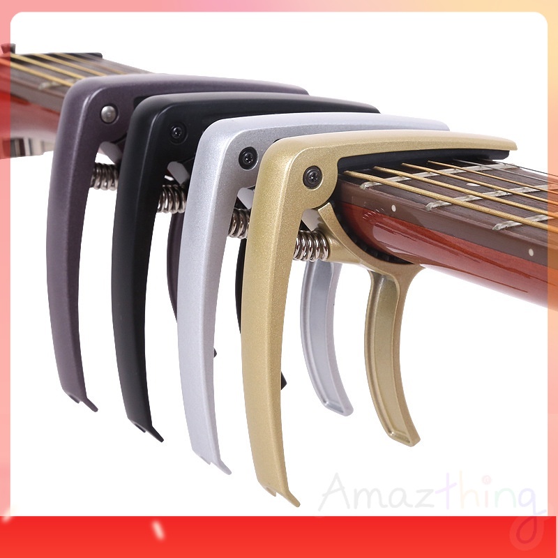 Ready Stock Amazthing 2 in 1 Metal Capo with Pin Puller for Guitar ...