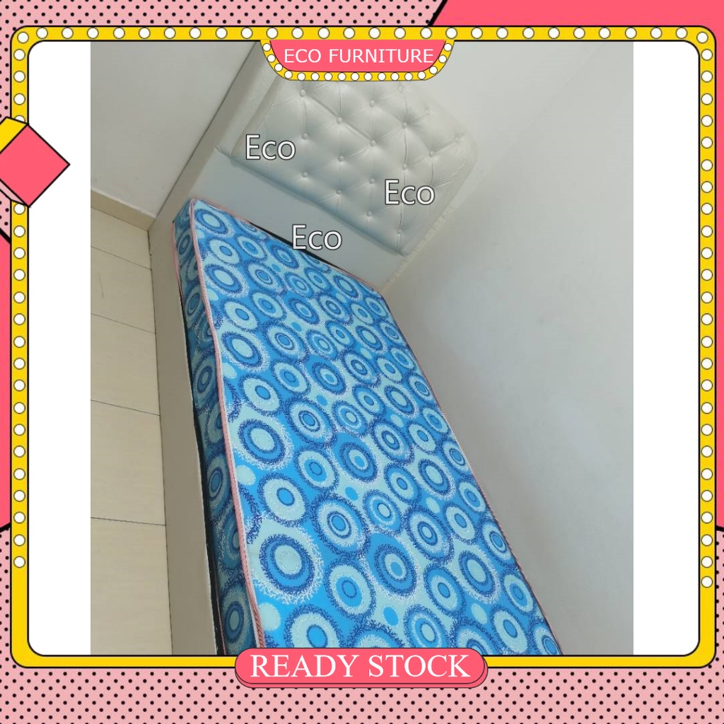 Single Super Single Queen King Katil Kulit PVC Putih Divan Katil Tambah ...