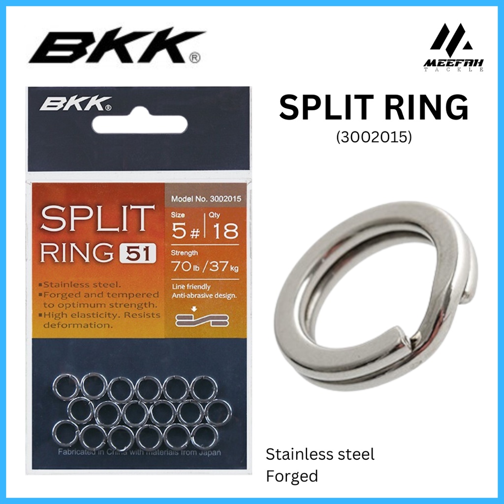 BKK SPLIT RING (1011/1012) - Fishing Spilt Ring Accessories | Shopee ...
