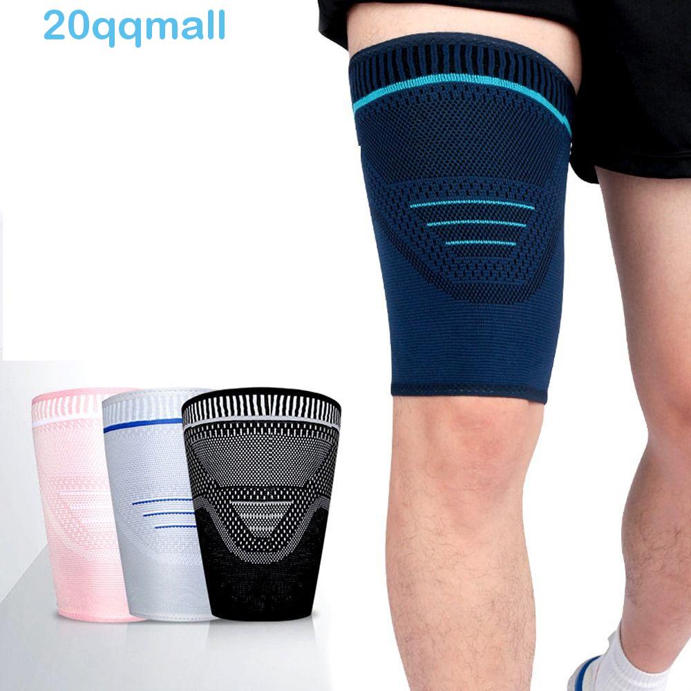 QQMALL Leg Sleeve Silicone Soft Leg Support Thigh Compressed Sleeves