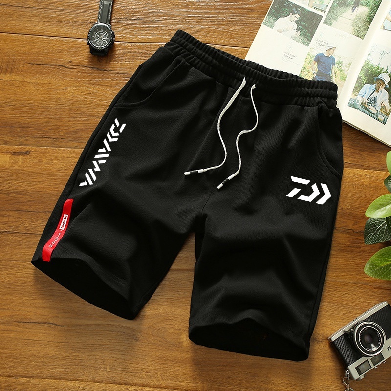 Daiwa Men s Summer Fishing Shorts Outdoor Multi pocket Quick Dry Breathable Sports Clothing Elastic Waist Fishing Pants Shopee Malaysia