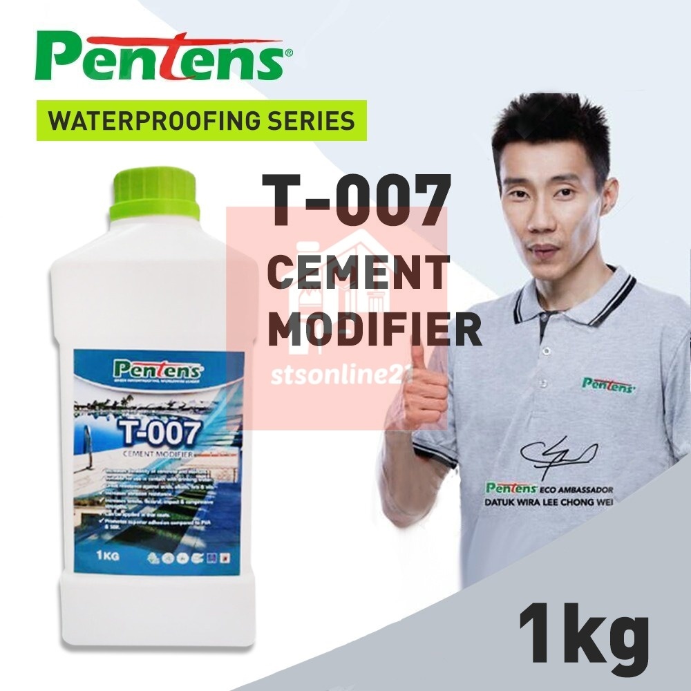 PENTENS WATERPROOFING PRIMER T007 / CEMENT MODIFIER 1KG / Waterproof Coating Primer Shopee