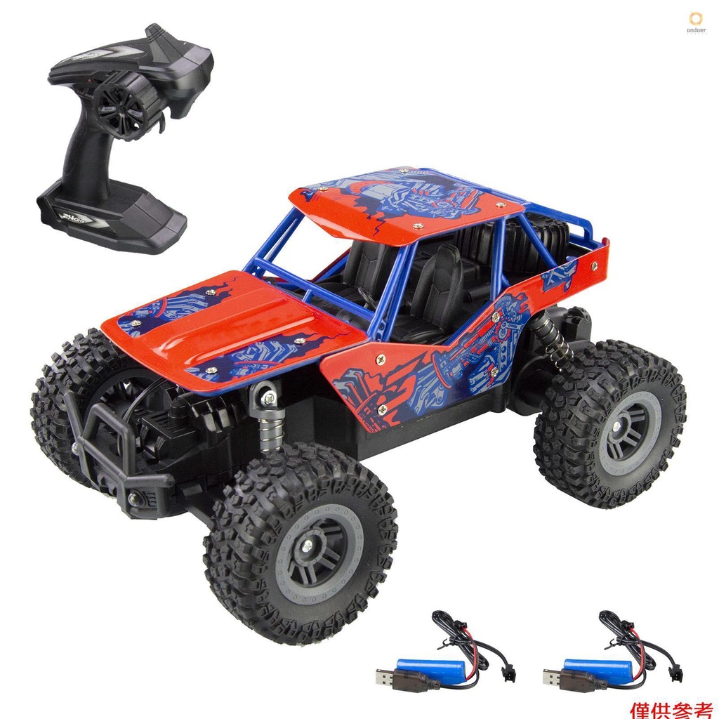 Remote Control Car 1/18 2.4GHz 15km/h Off Road Trucks 4WD Alloy Vehicle Climbing Car Gifts for