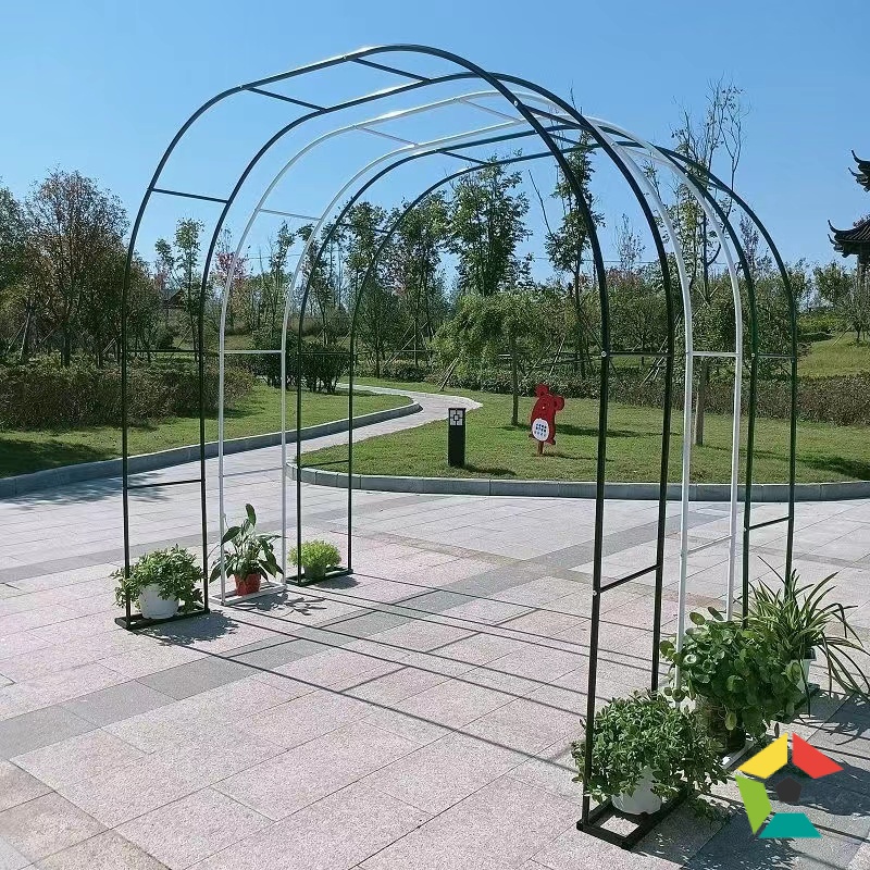 HM Outdoor Flower Stand rak bunga wedding arch flower rack Stainless ...