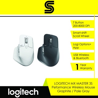 Buy the Logitech MX Master 3S Performance Wireless Mouse ( 910-006561 )  online 