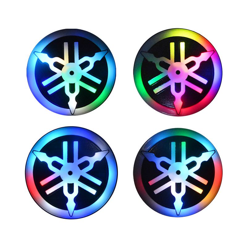 Motorcycle Led Light Logo New Colorful Light Yamaha Logo LED Light LED