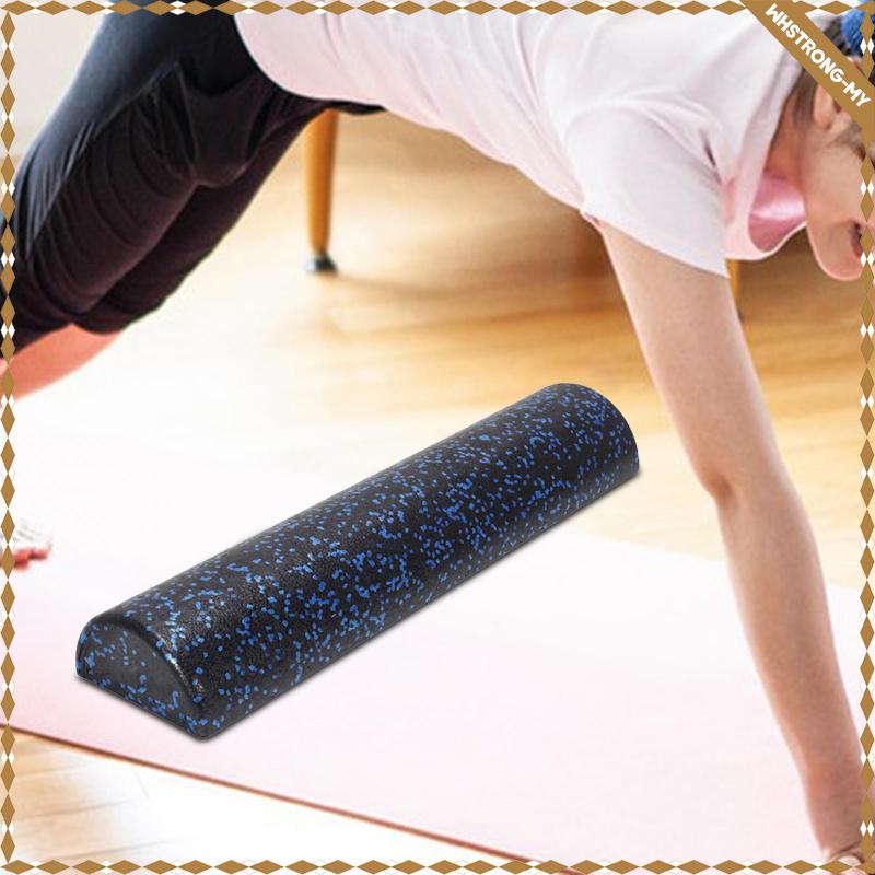 [WhstrongMY] Half Round Foam Roller Neck High Density Back Legs Foot ...