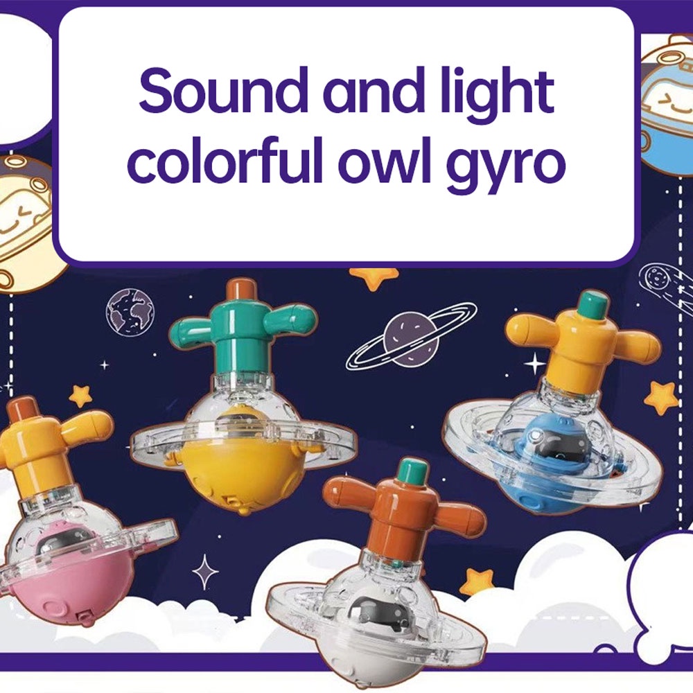 Led Gasing Spinning Gyro Light Music Flashing Gyroscope Led Rotary Up