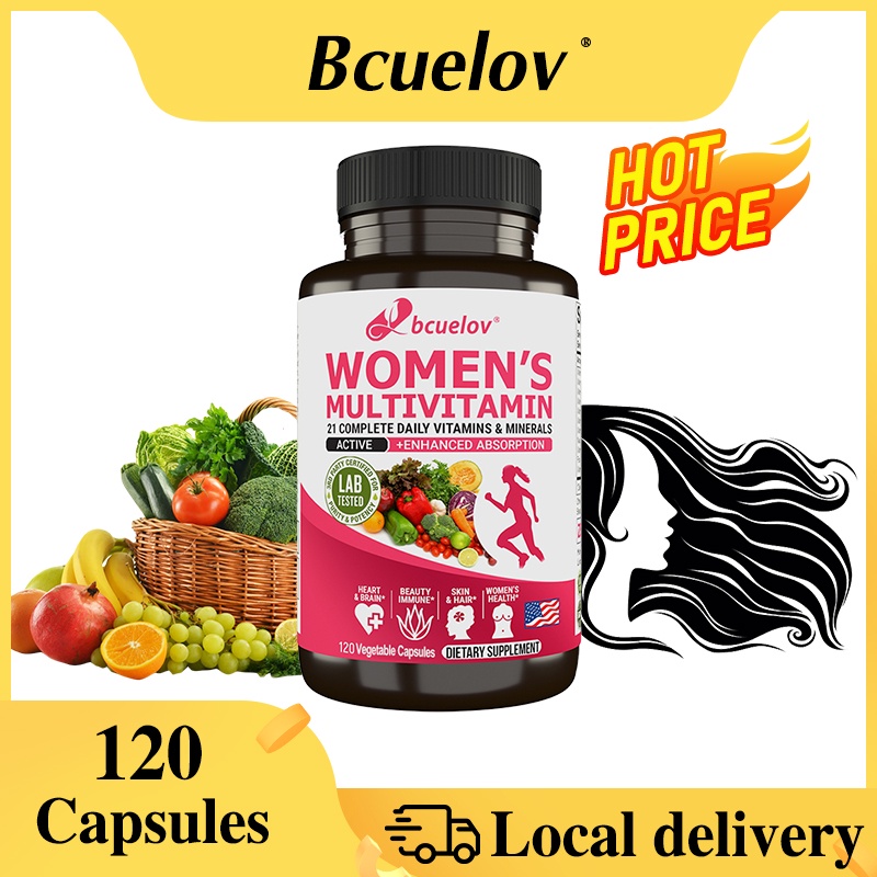 Bcuelov Daily Complete Vitamins & Minerals - Men's Health, Skin & Hair, Stamina Immune System main image 0