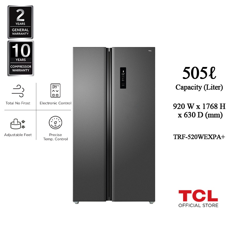 [Free Installation Within Klang Valley Area] TCL Side-by-side 2-Door ...