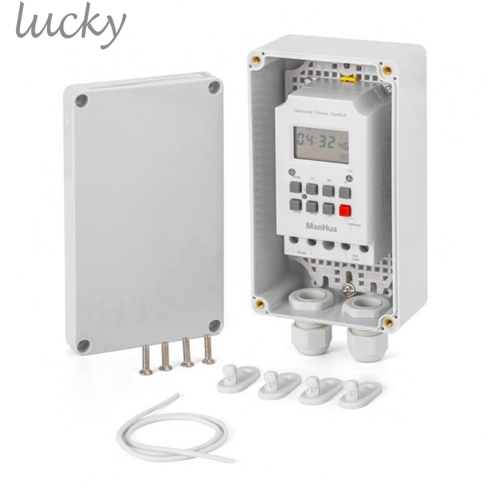 ON OFF Timer Switch for 230VAC 30A Waterproof IP65 99 Cycles/Day