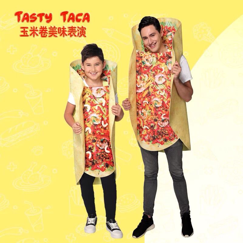 Christmas Halloween Funny cosplay Mexican Old Beijing Chicken Roll ...