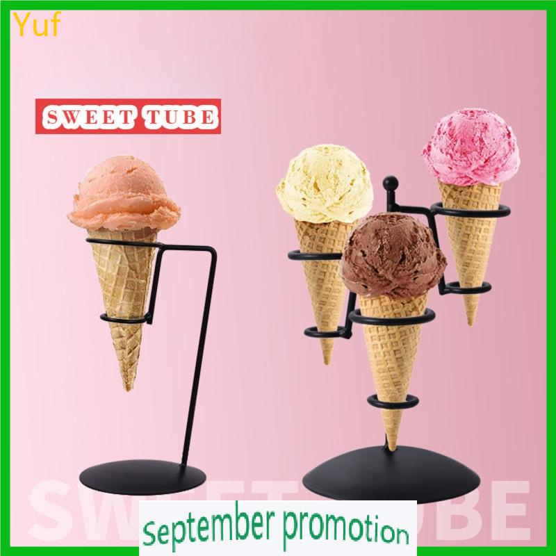 Yuf Ice Cream Cone Holders Cones Cone Display Stand Waffle Sushi Hand