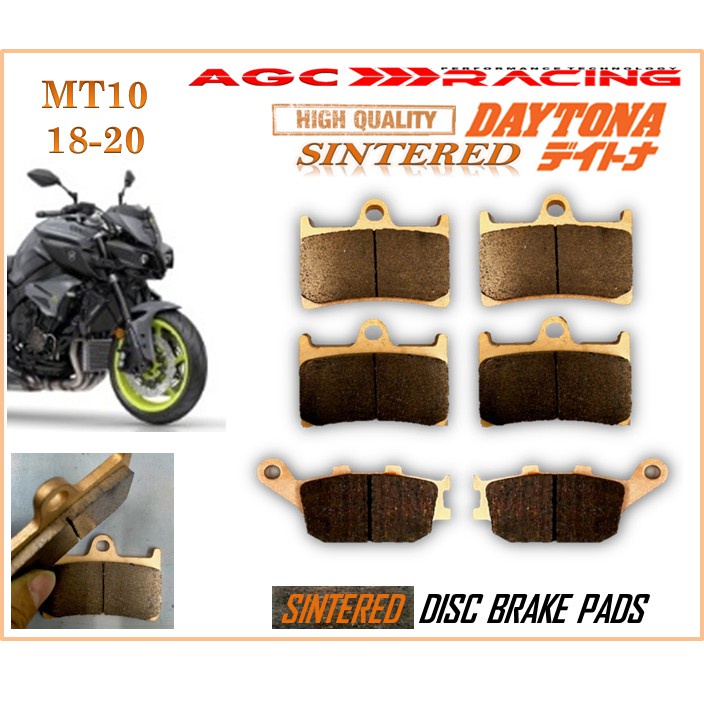 YAMAHA MT10 18-20 BRAKE PADS SINTERED LONG LIFE TOP QUALITY | Shopee ...