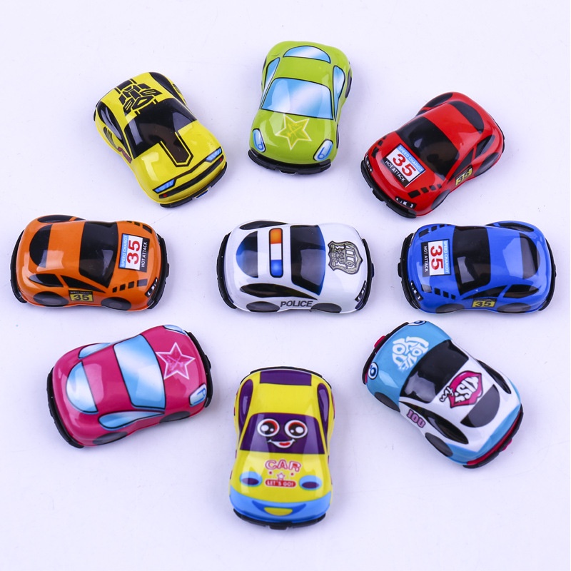 Cute Mini Car for Kids Baby Pull Back Car Toys For Boys Inertia Drive