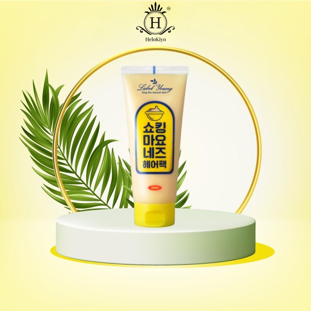 LABEL YOUNG Shocking Mayonnaise Hair Pack 200ml Shopee Malaysia