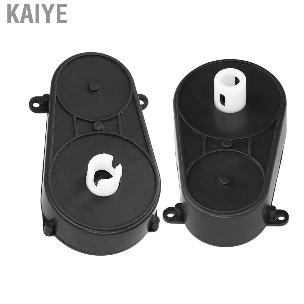 Kaiye 12V RS380 Nylon Coupling Gear Box Copper Electric Car Steering Gearbox Replacement 6600RPM