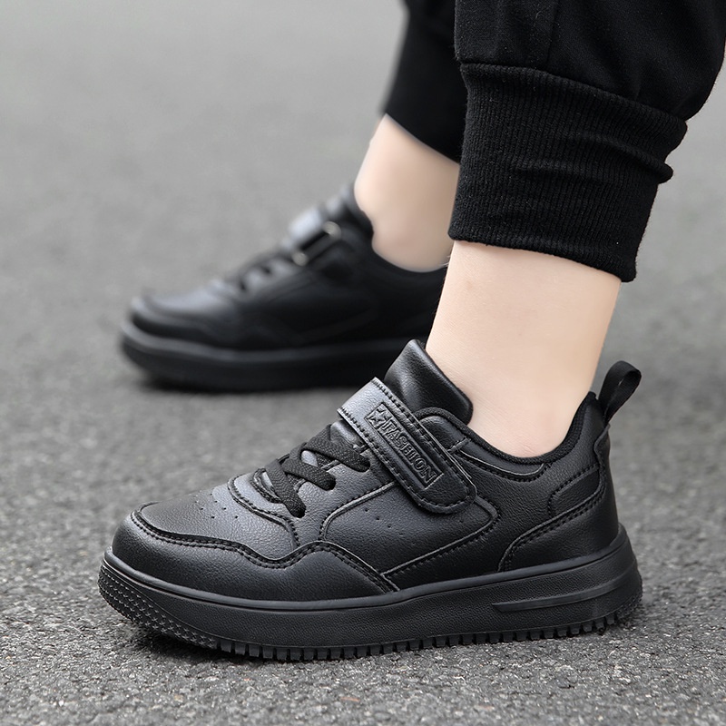 Cheap boys hot sale black shoes